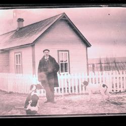 Men in Front of 76 Ranch House