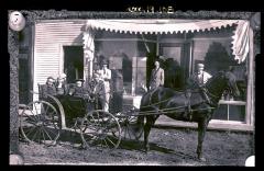 Carriage Parked at Store