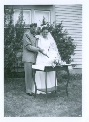 Elise & Carl Carlberg Wedding (1949)