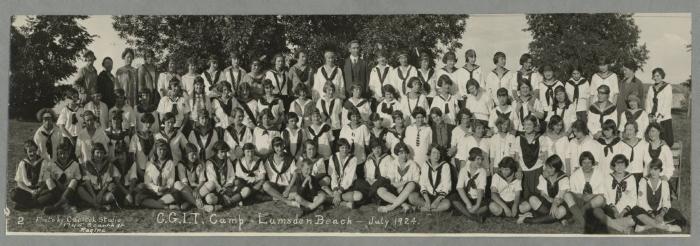 Canadian Girls In Training Camp, Lumsden, Saskatchewan (1924)