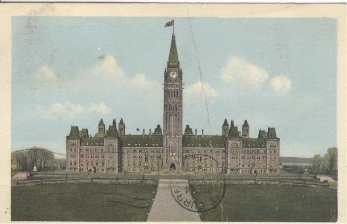 Houses of Parliament, Ottawa Postcard