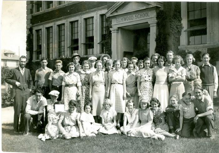 Elmwood School Grade VIII Class (1938)