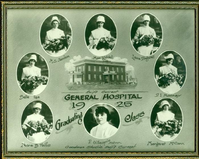 Swift Current General Hospital Graduating Nurses (1925)