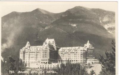 Banff Springs Hotel Postcard