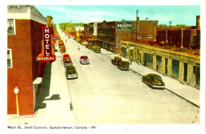 Central Avenue Postcard (c.1940s)