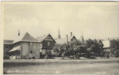 Old Mens Home, Kamloops, British Columbia Postcard