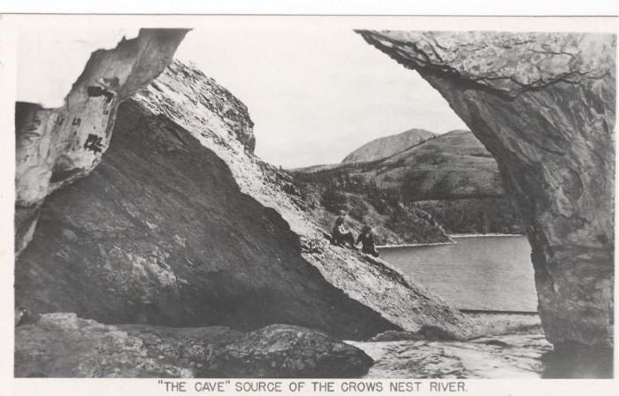 The Cave' Source of The Crows Nest River Postcard