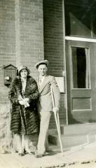 Miss Grinder and Mr Jacob Hahn at the Hospital (c.1932)