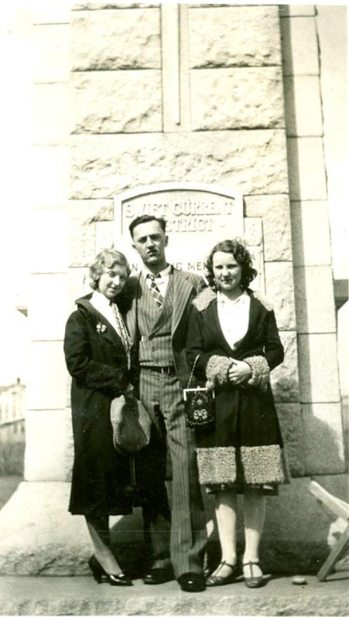 Jacob Hahn and Friends at Memorial Park (c.1930)