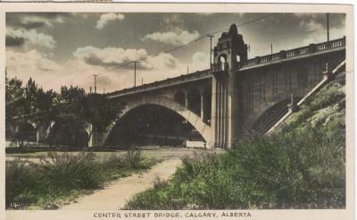 Centre Street Bridge, Calgary, Alberta Postcard