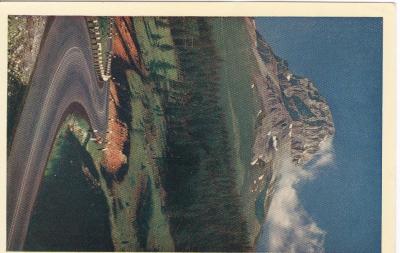 Crowsnest Peak, Alberta Postcard