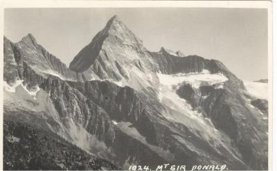 Mount Sir Donald, Alberta Postcard