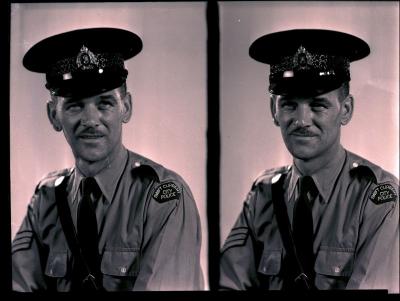 Negative;Roy Hart, Swift Current City Police Chief (1953)