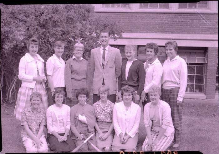 Elmwood School, Girls Softball Champions, Swift Current (1960);Negative