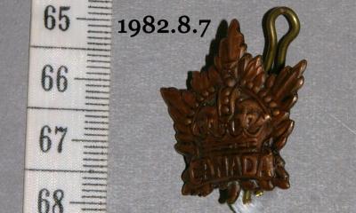 Canadian Army Collar Badge