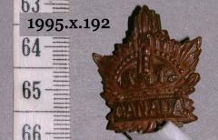 Canadian Army Collar Badge