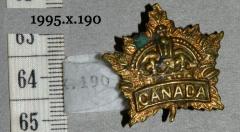 Canadian Army Collar Badge