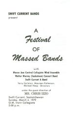 Festival of Massed Bands Program (1979-03-04)