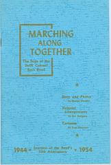 Boys Band Booklet Marching Along Together - The Saga Of The Swift Current Boys Band, 1954