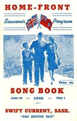 Home-Front Souvenir Program Song Book (1940)
