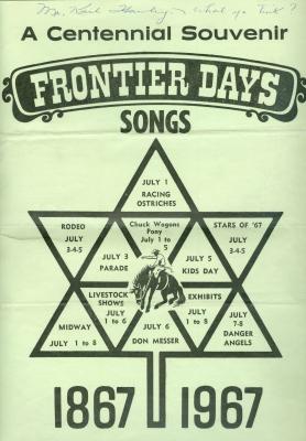 Frontier Days Songbook (1967)
