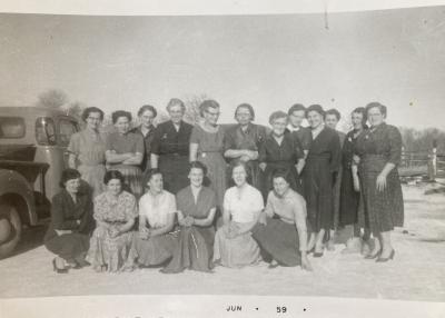 Photograph - Scissors Creek Health Care Auxiliary 1959  