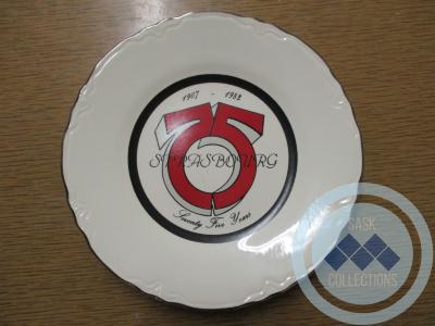 75 Years of Strasbourg Commemorative Plate