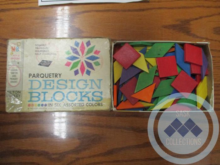Box of Multicoloured Shape Blocks