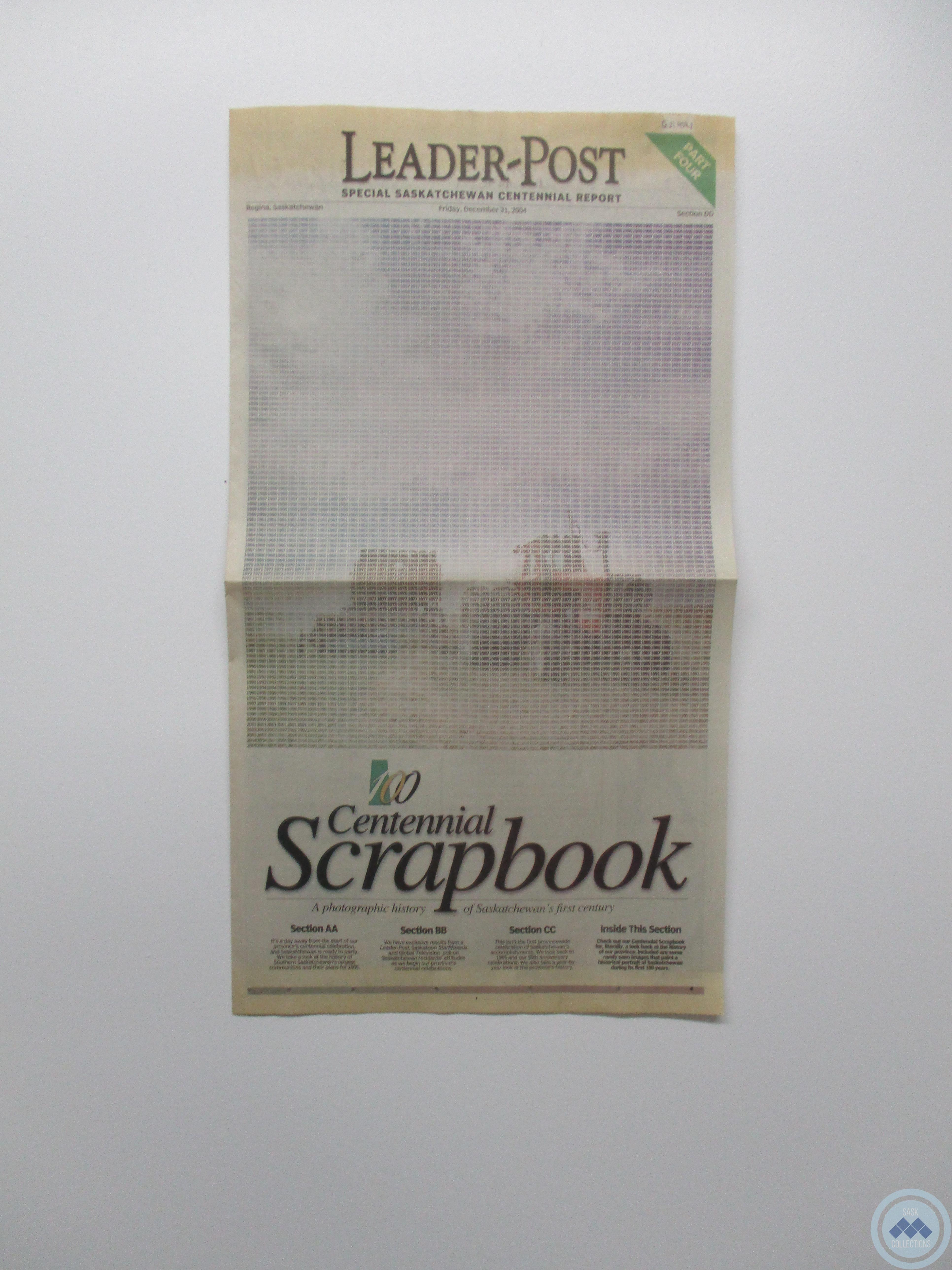 The Leader-Post: “Special Saskatchewan Centennial Report” (December 31, 2004)