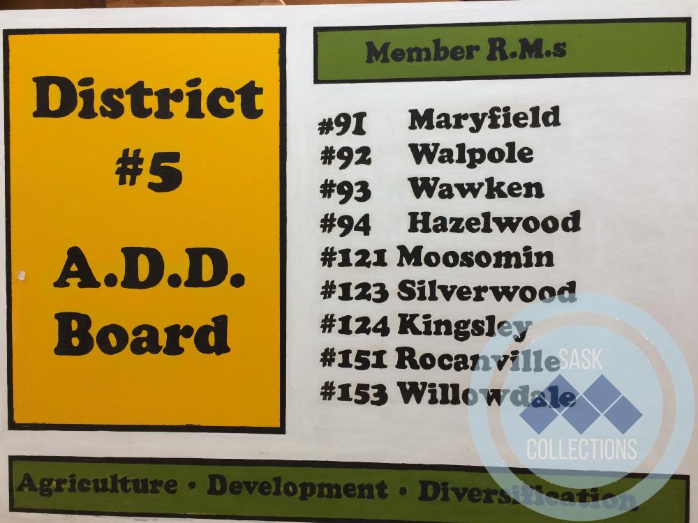 District  5 A.D.D. Board Sign