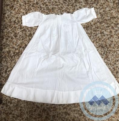Child's White Dress - worn by a daughter of Mrs. James Spiers