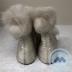 White Baby Winter Boots - Belonged to Barb Tallentire, 1951