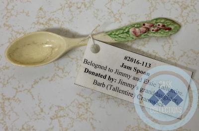 Jam Spoon - belonged to Jimmy and Elsie Tallentire.