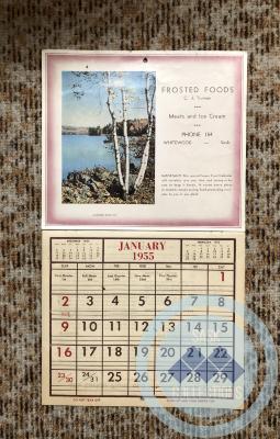 Frosted Foods Calendar