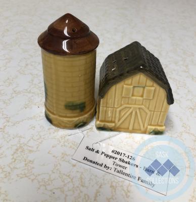 Salt & Pepper Shakers - Barn & Tower