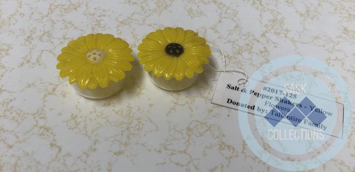 Salt & Pepper Shakers - Yellow Flowers