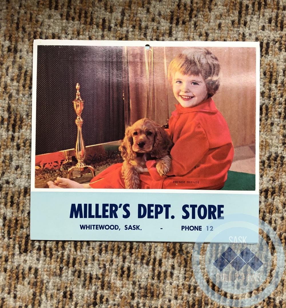 Miller's Dept. Store Calendar