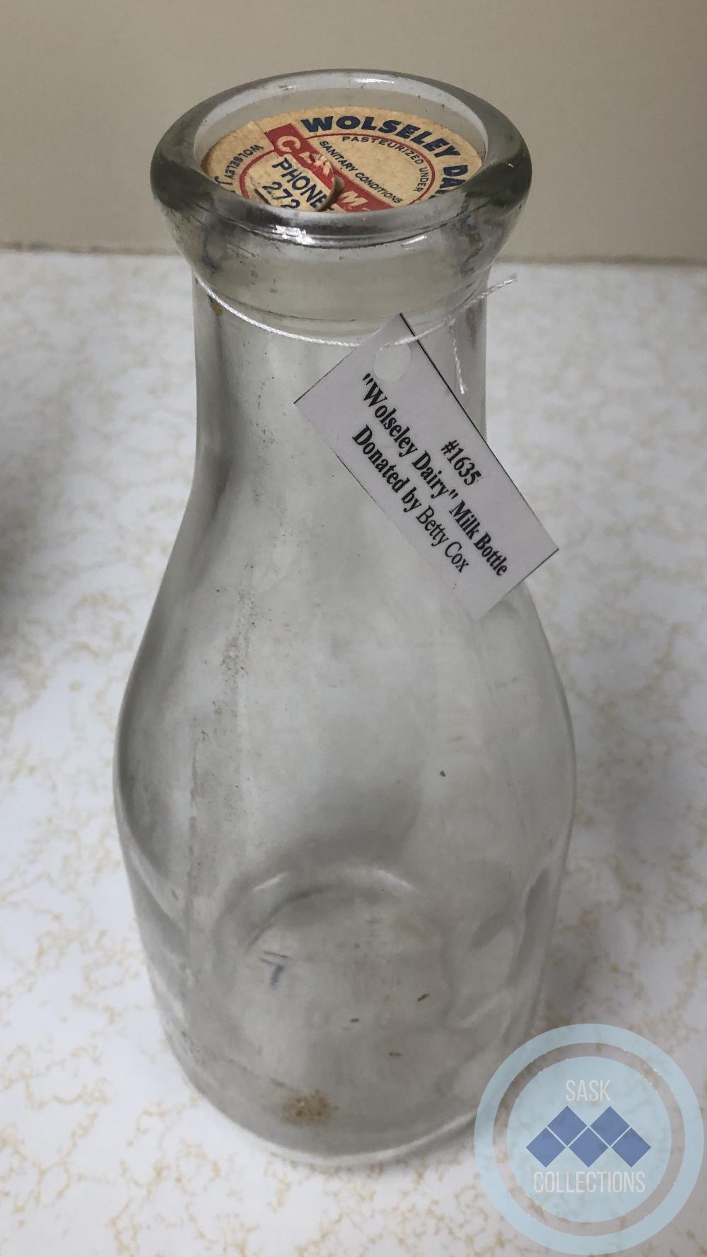 "Wolseley Dairy" Milk Bottle