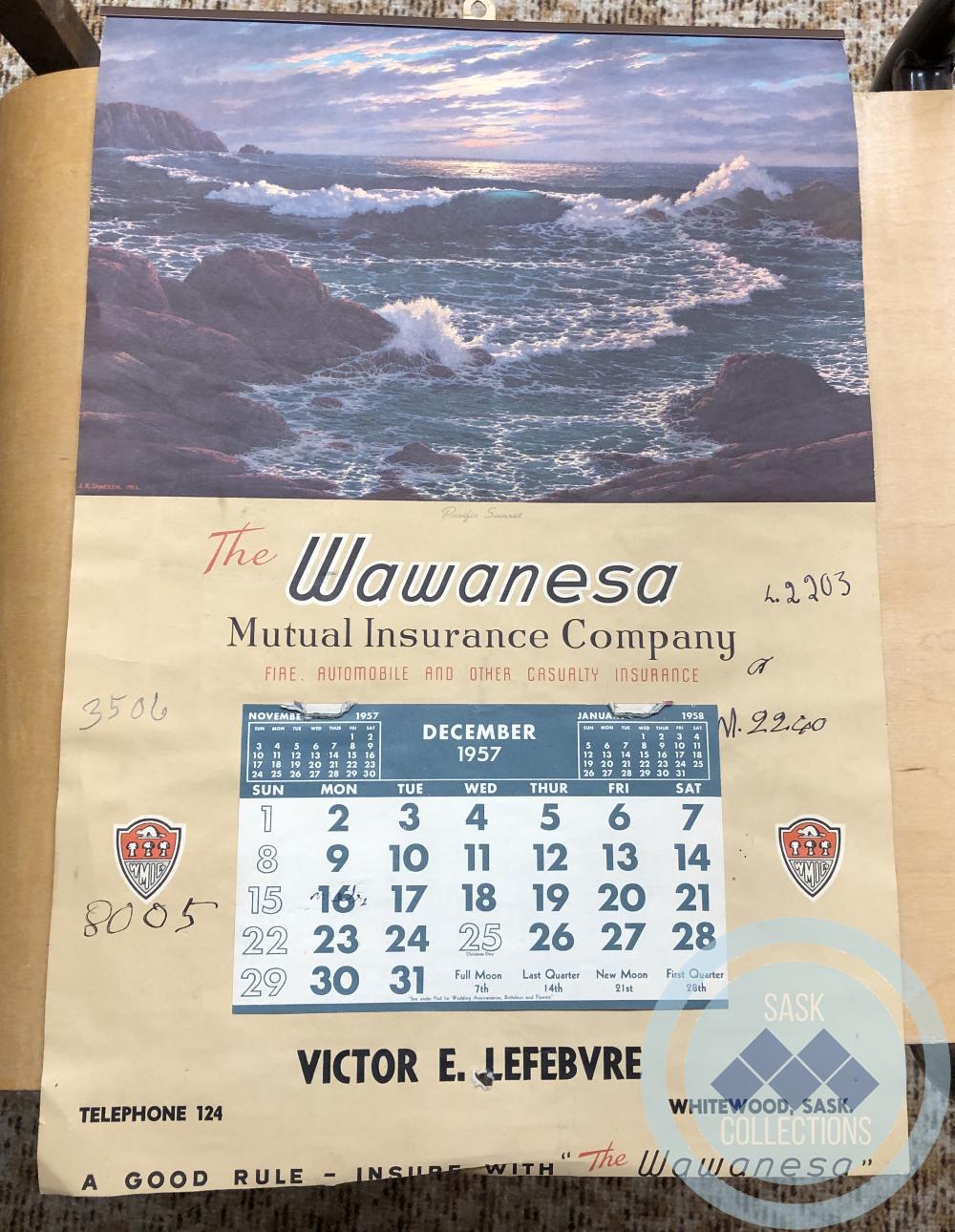 The Wawanesa Mutual Insurance Company Calendar