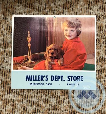 Miller's Dept. Store Calendar