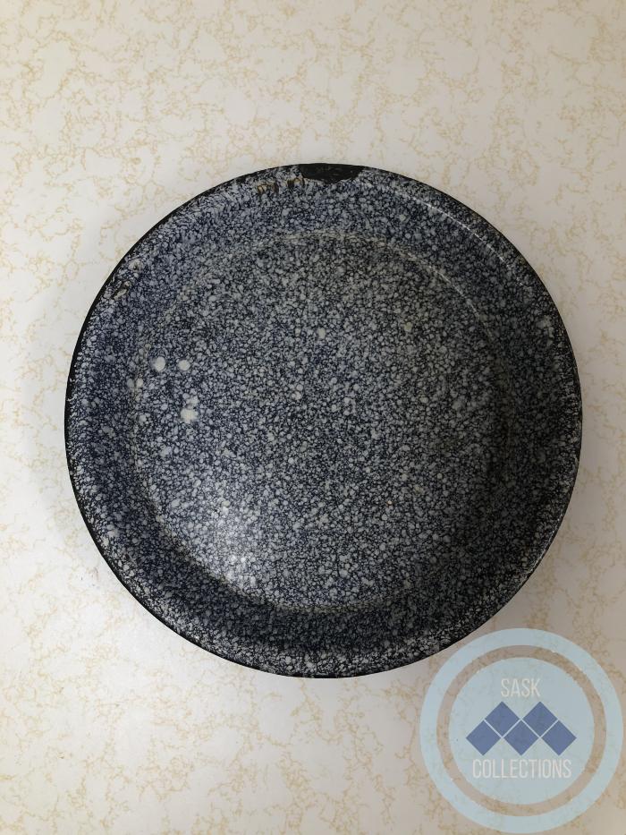 Blue Enamel Pie Plate