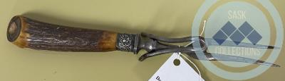 Fork with wooden handle
