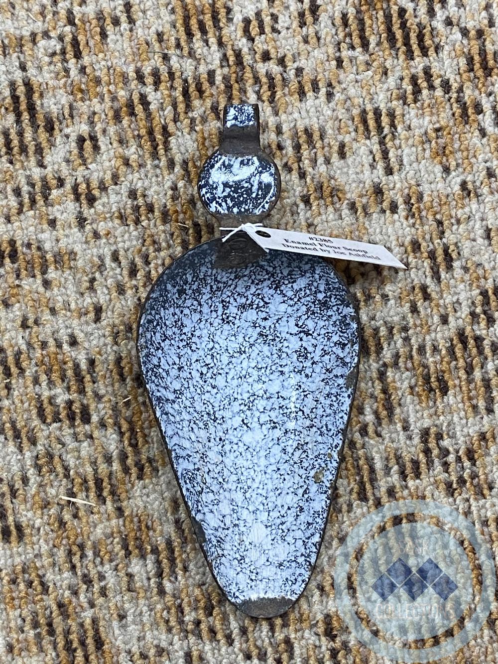 Enamel Flour Scoop