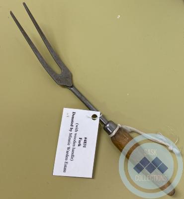 Fork with wooden handle