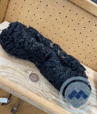 Black Fur Cap - Worn in the winter by Dr. Mann