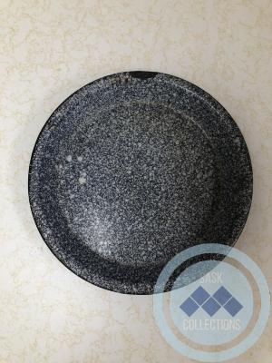 Blue Enamel Pie Plate