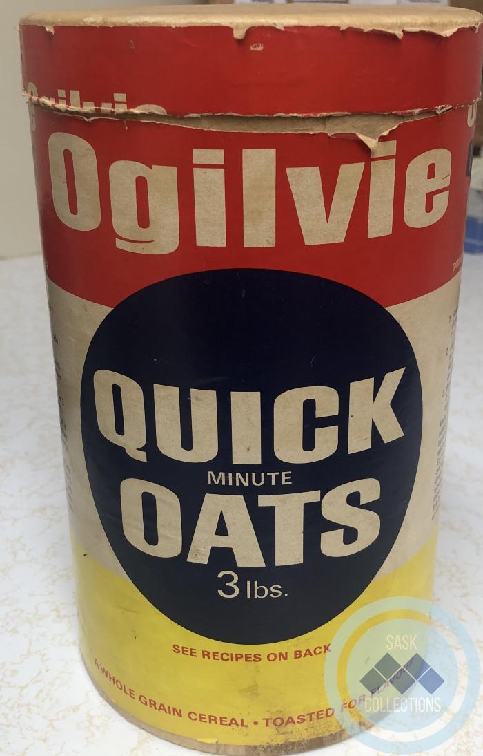 Quick minute oats: <i>3 lbs.</i>