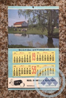 Reg. Powell's Electric Calendar