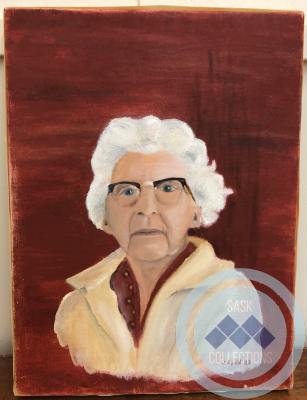 Oil Portrait of Mrs. Lempi Davies
