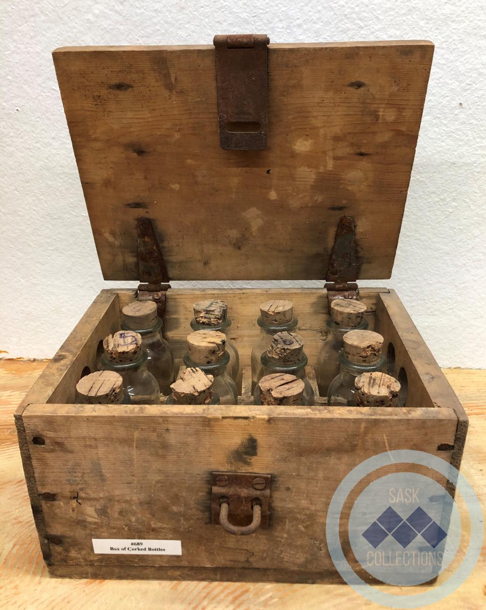 Box of Corked Bottles